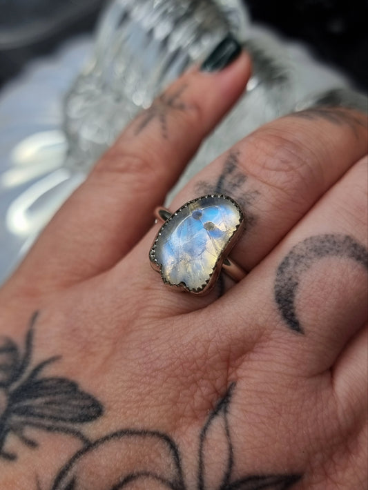 Moonstone Poe Ring MTO