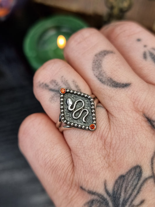 Fire Serpent Ring UK P
