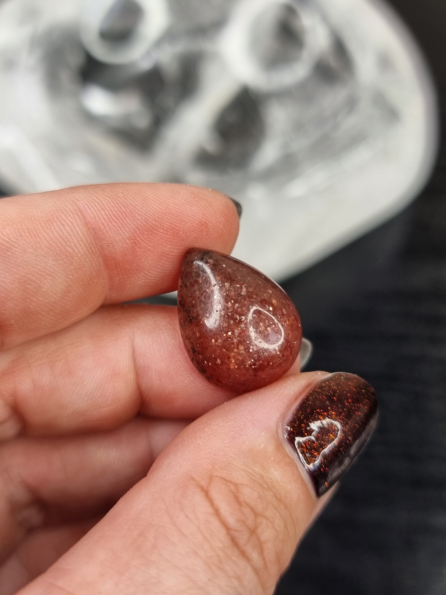 Strawberry Quartz Teardrop PYP