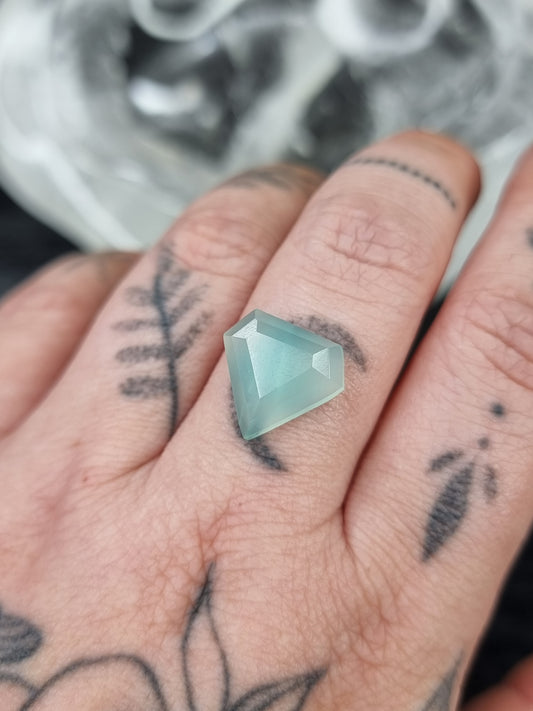 Aqua Chalcedony Diamond PYP