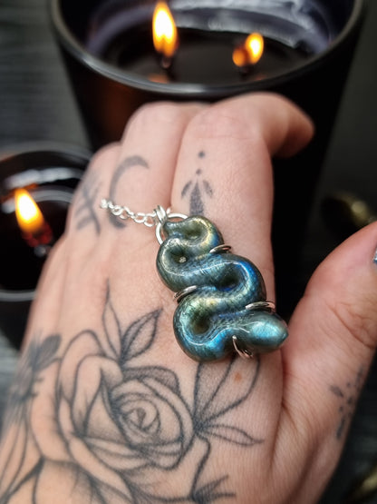 Clawed Snake Necklace