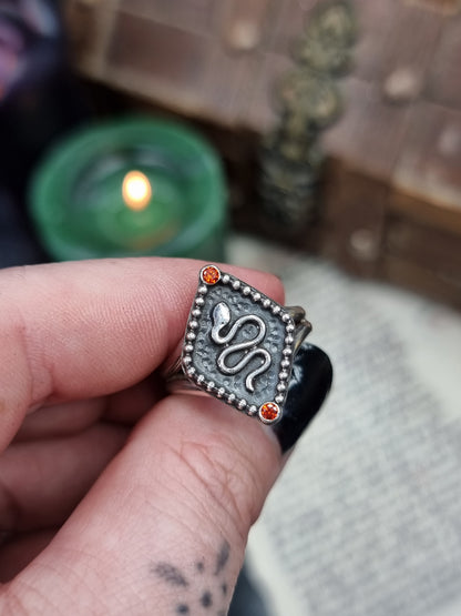 Fire Serpent Ring UK P