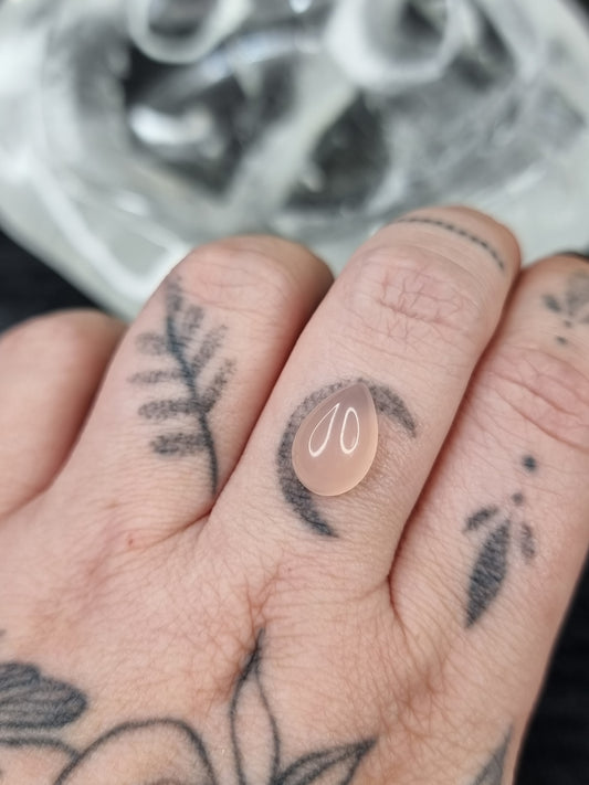 Pink Chalcedony Teardrop PYP