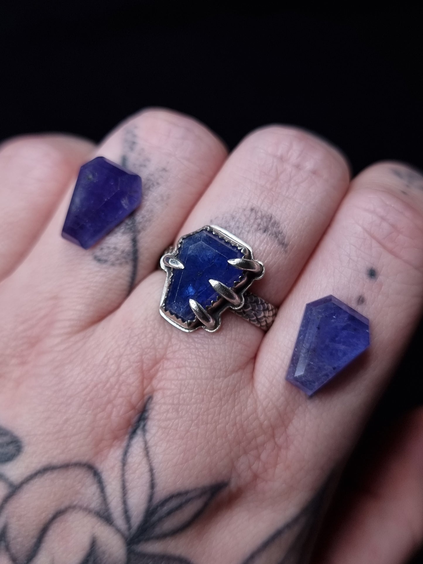 Tanzanite Crypt Keeper Ring MTO