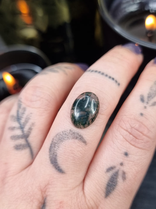 Moss Agate Oval 02 PYP