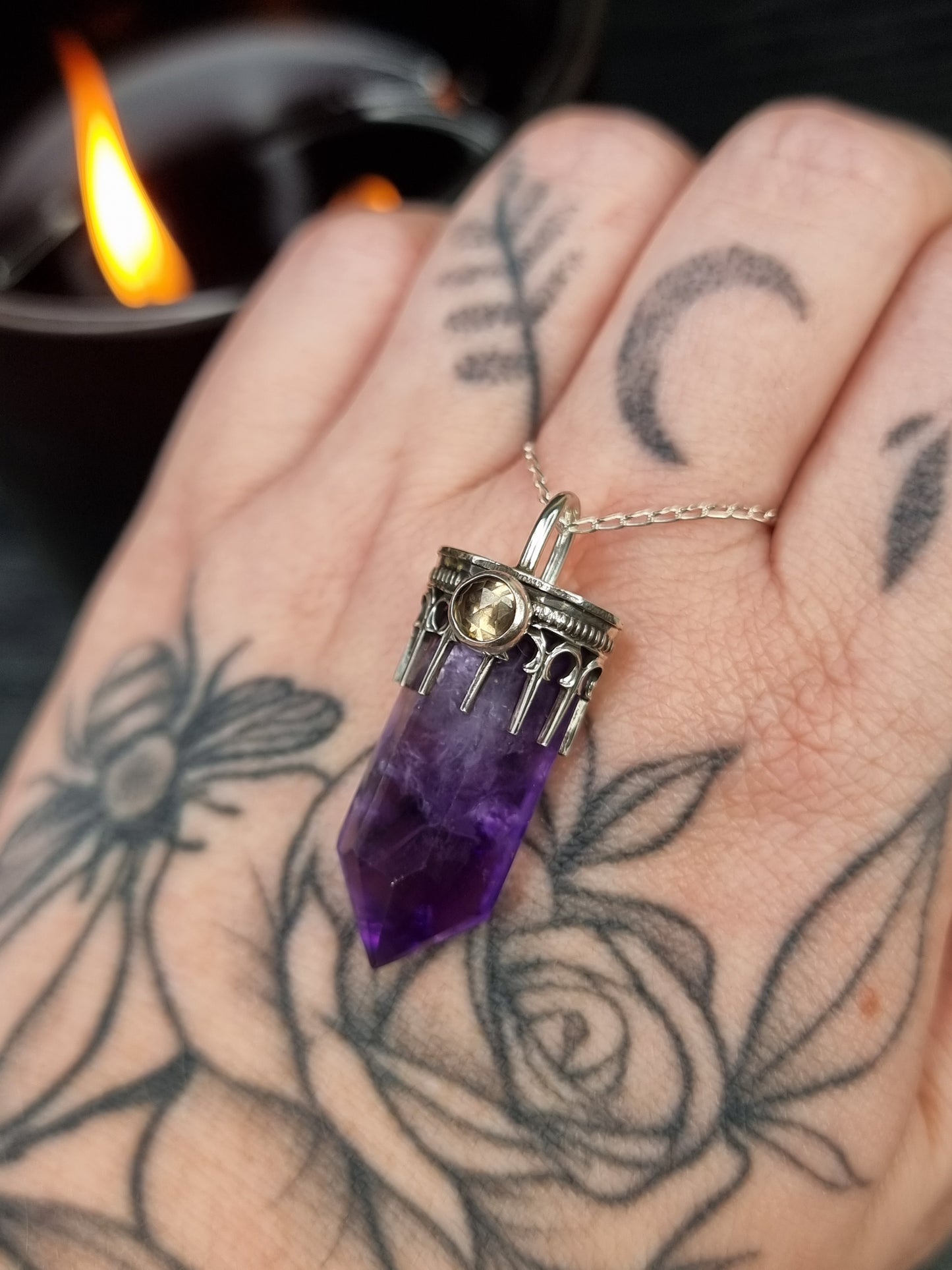 Amethyst Cathedral Necklace 01