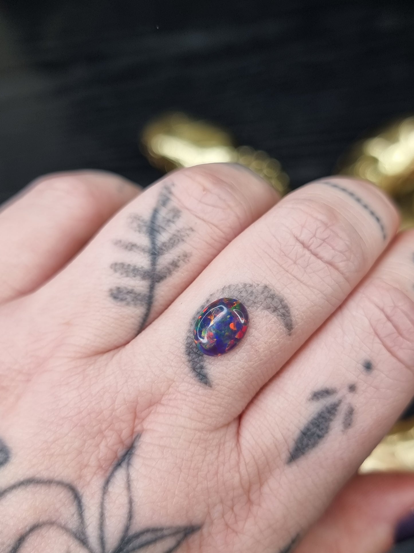 Faux Opal Oval PYP