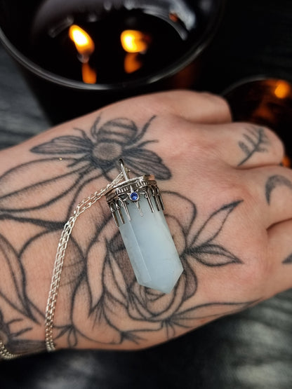 Aquamarine Cathedral Necklace