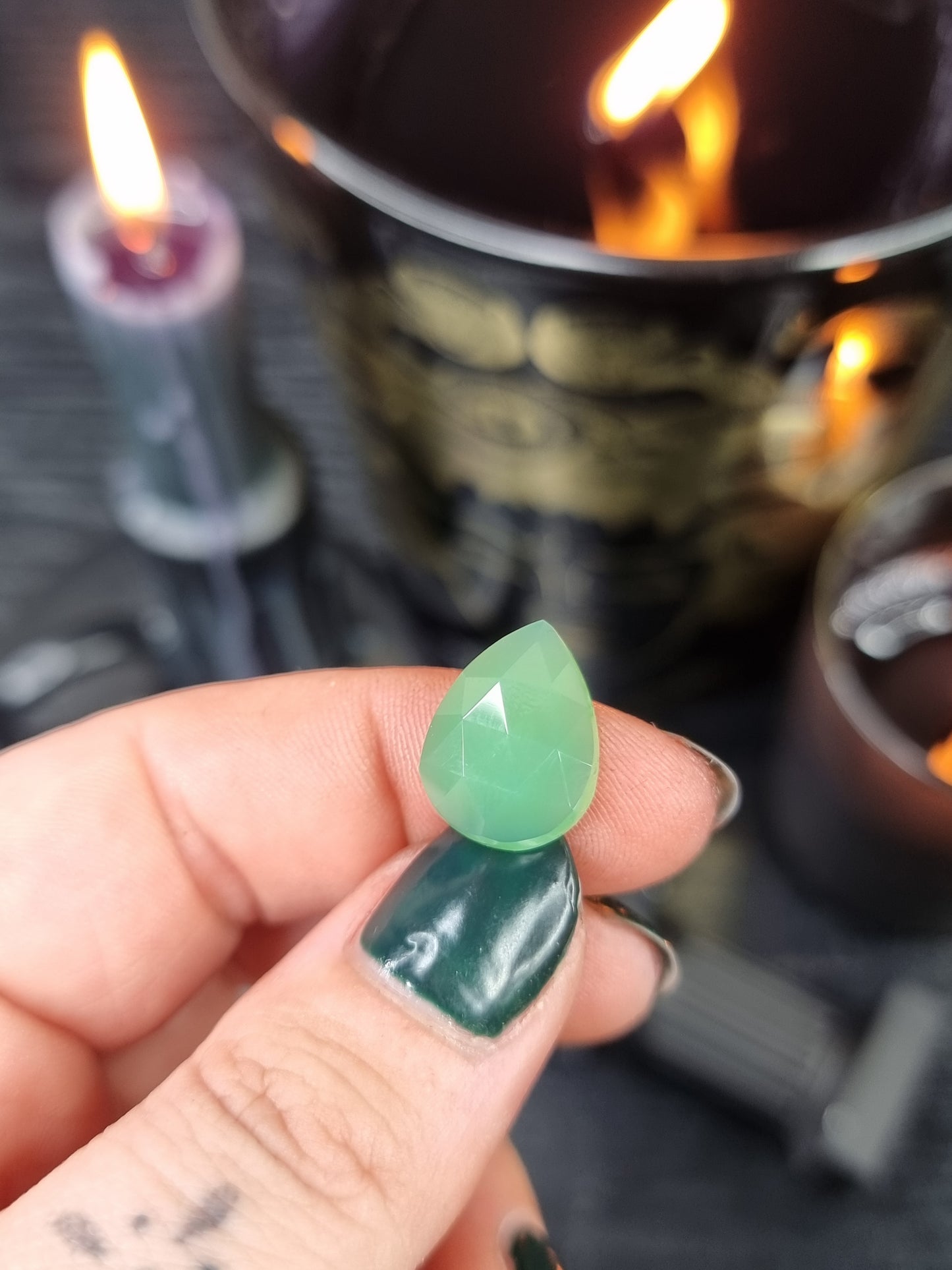 Green Onyx Teardrop PYP