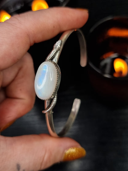 Moonstone Medusa Cuff