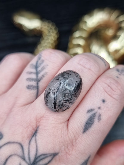 Tourmaline In Quartz Oval PYP